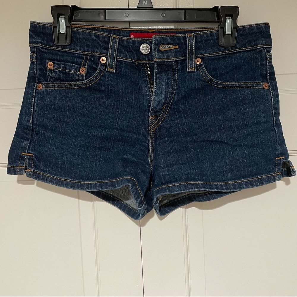 Levi’s jeans denim shorts 3 JR 27 - Picture 3 of 3